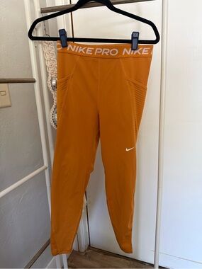 Women’s Pro Orange Athletic Leggings